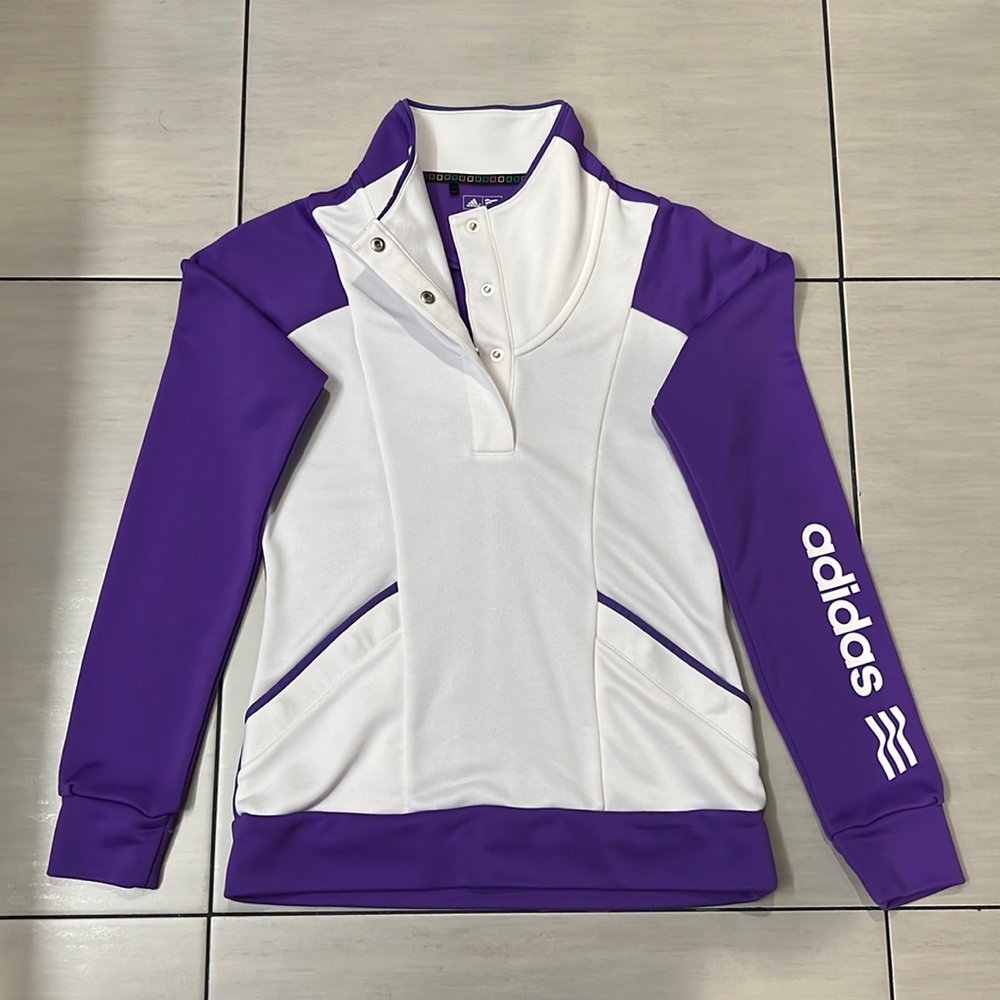 Adidas Golf Women's Purple & White Pullover Size XS